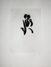 Iris Negre Iii / Black Iris Iii by Joan Hernandez Pijuan at Sylvan Cole Gallery