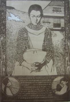 Ein Schneeweiss Vögelein / A Snow-white Little Bird by Irma von Dutczynska