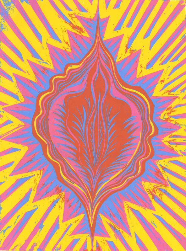The Origin Of The World, Pink And Yellow by Isabel Rock