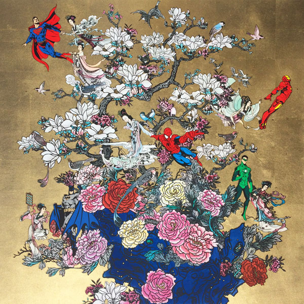 Fly Me To The Moon (gold) by Jacky Tsai