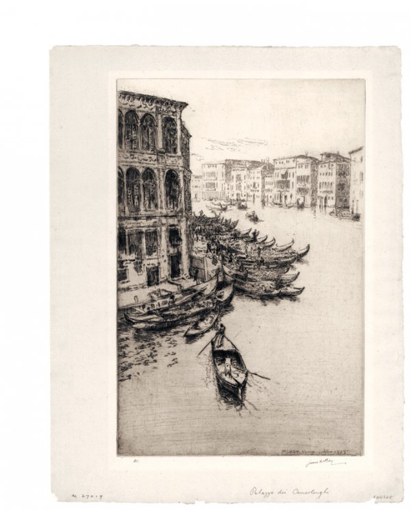 Palazzo Dei Cammerlenghi by James McBey