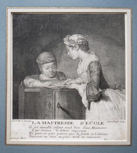 La Maîtresse D’ecole by Jean-Baptiste Siméon Chardin