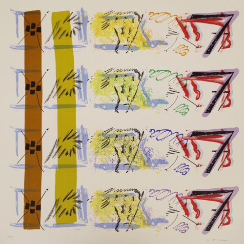 Aspect Syllabary: Getting Wind 1 by Jessica Stockholder