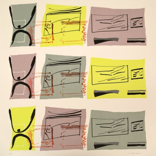 Aspect Syllabary: Getting Wind 2 by Jessica Stockholder