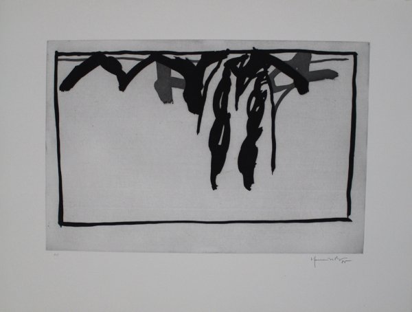 Paisatge Amb Xiprers Iii / Landscape With Cypresses Iii by Joan Hernandez Pijuan