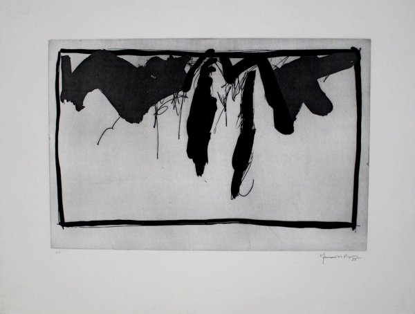 Paisatge Amb Xiprers Ii / Landscape With Cypresses Ii by Joan Hernandez Pijuan