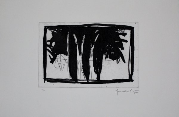 Xiprers Al Claustre / Cypresses In The Cloister by Joan Hernandez Pijuan