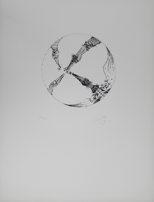 4 Pájaros / 4 Birds by Joan Ponç