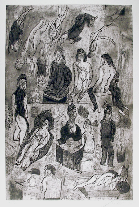 Las Victimas From The Intolerance Portfolio by Jose Luis Cuevas