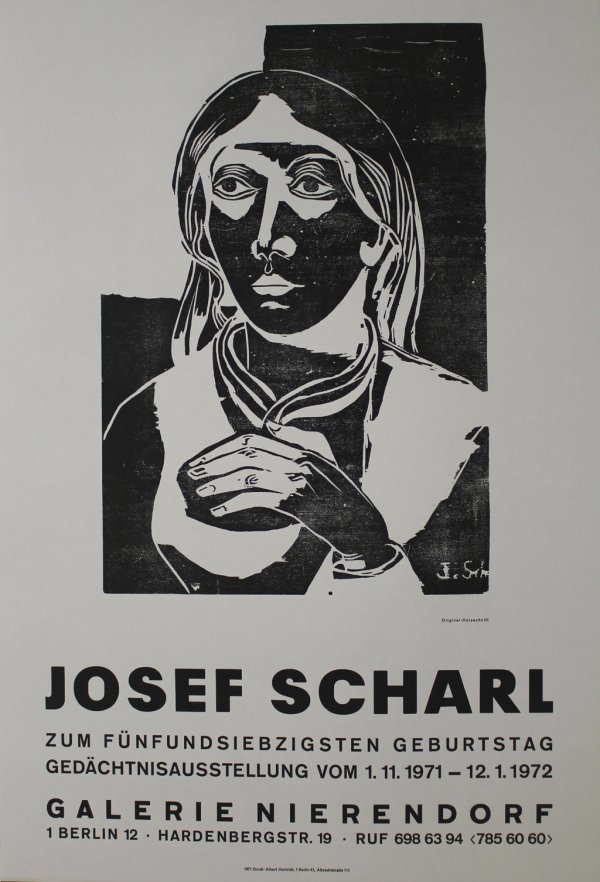 Mädchenbildnis by Josef Scharl