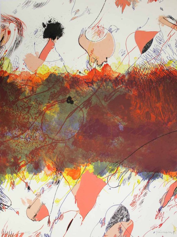 Entre Dues Roses by Josep Guinovart