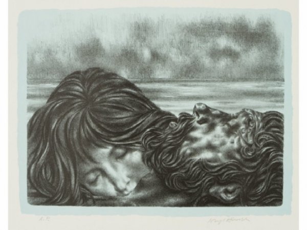 Couples (includes “couple And One”, “nereid And Poseidon”, “wakening&#... by Joseph Hirsch
