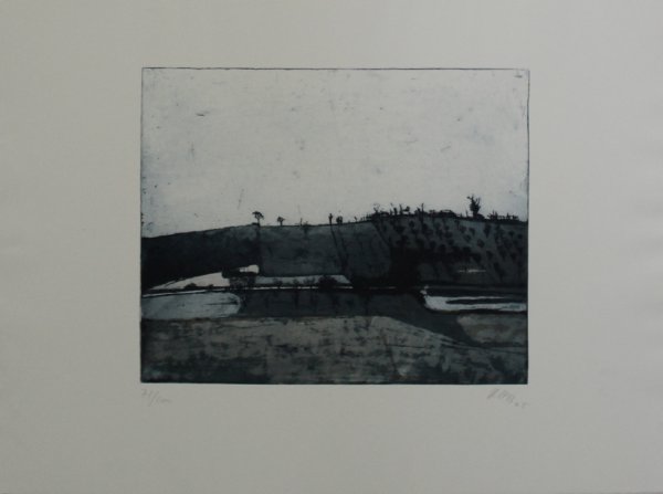 Landschaft by Karlheinz Biederbick