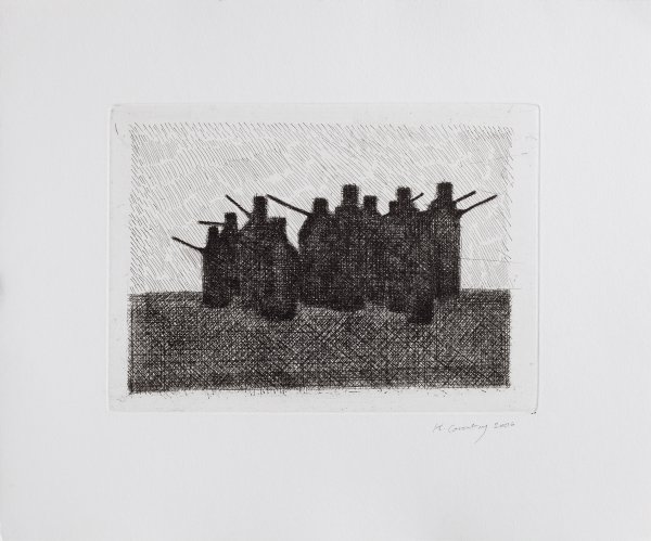 Crack Pipes I by Keith Coventry