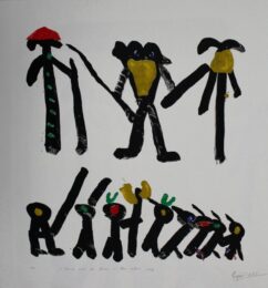 L’homme Avec Deux Femmes by Eugene Ionesco at Sylvan Cole Gallery