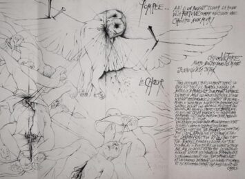 La Guerre Civile by Pierre-Yves Trémois at Sylvan Cole Gallery