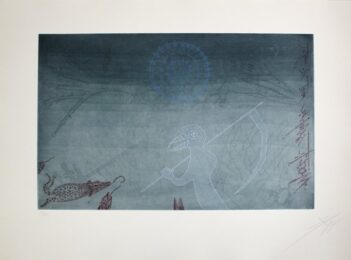 La Mort Dels Mosquits (death Of The Mosquitos) by Joan Ponç at Sylvan Cole Gallery