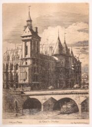 La Tour De L’horloge / The Clock Tower by Charles Meryon at Sylvan Cole Gallery