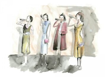 Lady Drinkers by Vic Reeves at Eyestorm