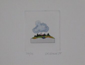 Landschaft / Landscape by Reimund Franke at Sylvan Cole Gallery