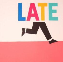 Late by Steve Powers (ESPO) at Lieberman Contemporary