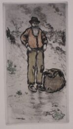 Le Chiffonnier / The Ragman by Jean-François Raffaelli at Sylvan Cole Gallery