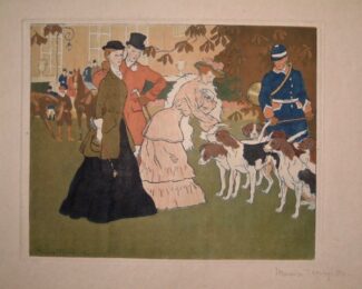 Le Départ Pour La Chasse by Maurice Taquoy at Editions Graphiques Ltd