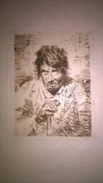 Le Mendiant (the Beggar) by Eugenio Lucas at Sylvan Cole Gallery