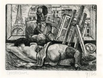 Le Peintre Et Son Modèle by Marcel Gromaire at Editions Graphiques Ltd