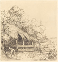 Le Petit Hangar by Alphonse Legros at Sylvan Cole Gallery