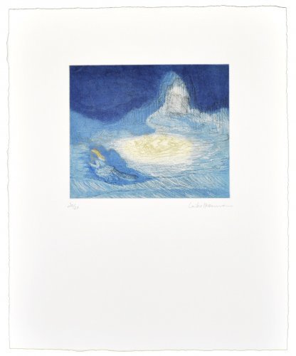 La Huida De Los Montes Azules by Leiko Ikemura