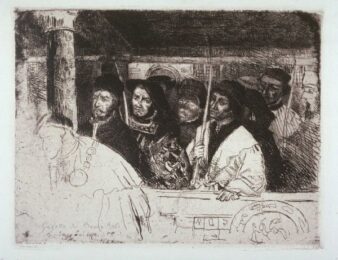 Les Archers / The Archers by Hendrik Leys at Sylvan Cole Gallery