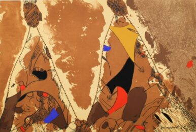 Les Pires by Josep Guinovart at Sylvan Cole Gallery