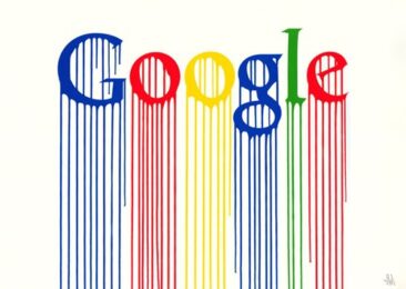 Liquidated Google by Zevs at Taglialatella Galleries