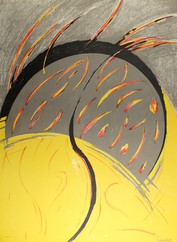 Llamas / Flames by Fina Miralles at Sylvan Cole Gallery
