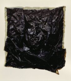 Loose Fit 1 (large/black), 1999 by Angela De La Cruz at Whitechapel Gallery