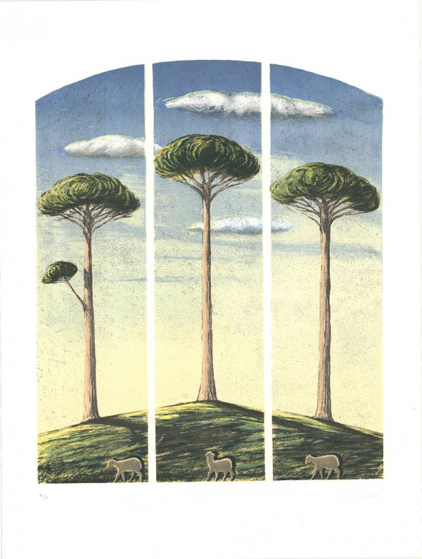 Pecore Al Albero by Lorenzo Lazzeri