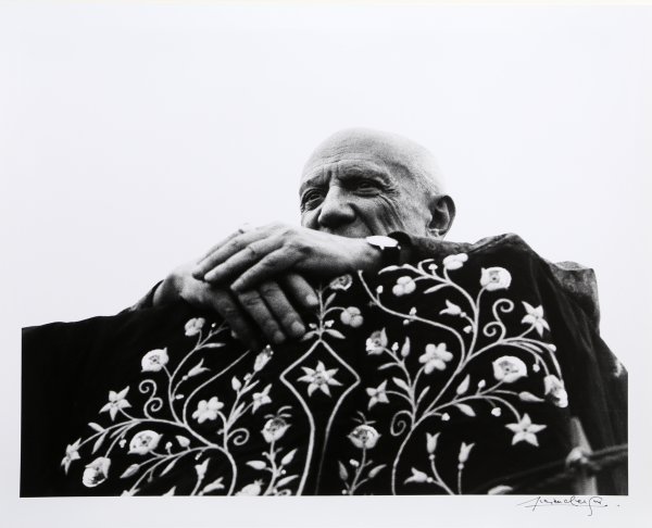 Picasso Preside La Corrida – Frejus, 1962 by Lucien Clergue