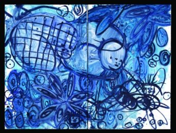 Lulu Blue 23 by Mark Cooper at Center Street Studio