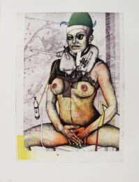Mädchen Mit Kleiner Schwimmweste by Wolfgang Petrick at Sylvan Cole Gallery