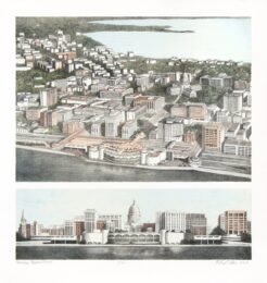 Madison, Monona Terrace by Richard Haas at Tandem Press (IFPDA)