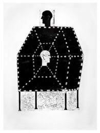 Man And Matrix by Declan Jenkins at Sims Reed Gallery (IFPDA)