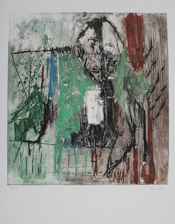 Tête Au Milieu Des Arbres / Head Amidst The Trees by Martin Bissière