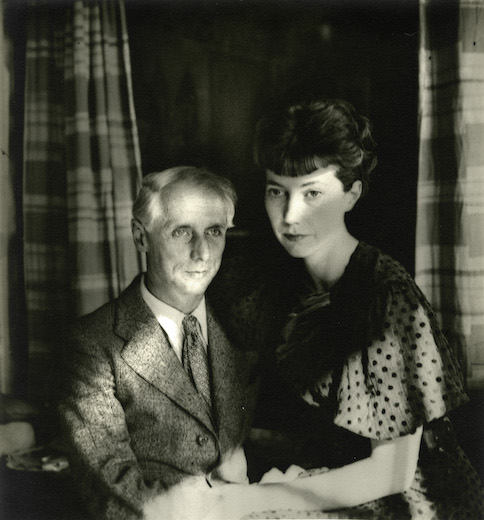 Max Ernst & His Wife, Marie-berthe Aurenche, Paris by Josef Breitenbach