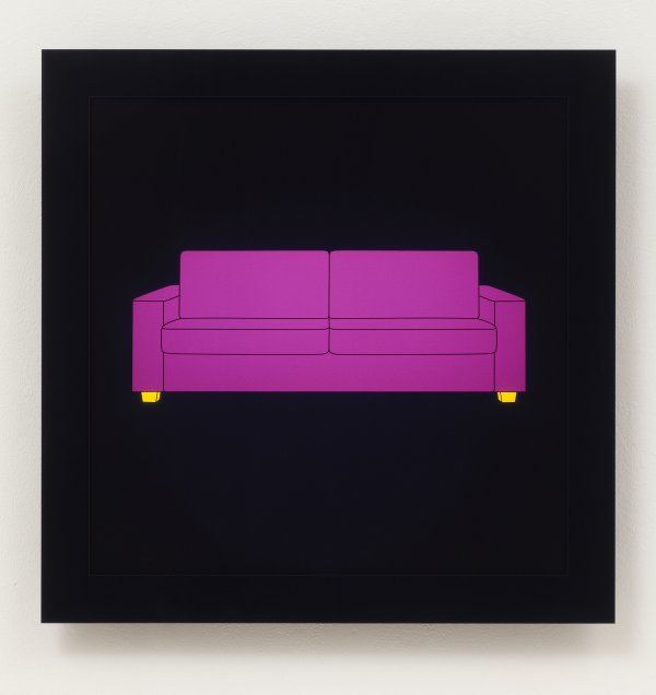 Sofa by Michael Craig-Martin