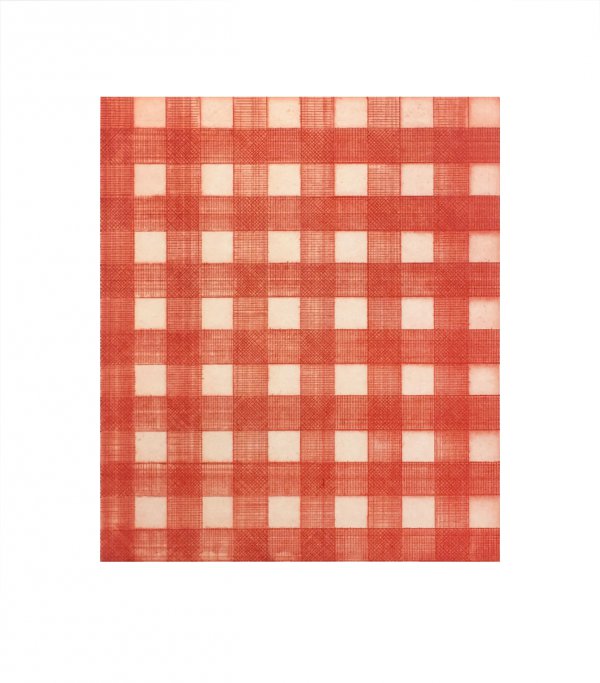 Warm Red Gingham by Michelle Grabner
