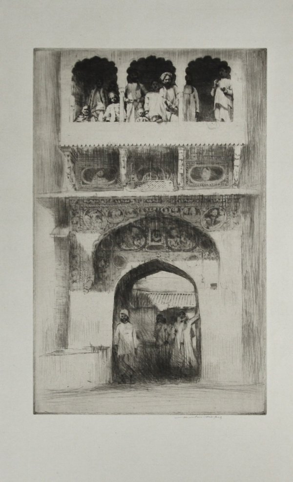 India – The Doorway by Mortimer Luddington Menpes