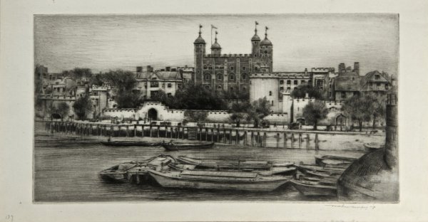 London – Tower Of London by Mortimer Luddington Menpes