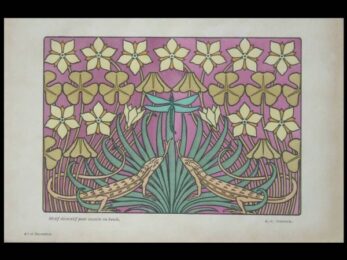 Motif Décoratif Pour Coussin Ou Bande by Maurice Pillard Verneuil at Sylvan Cole Gallery