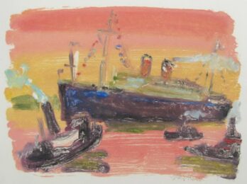 M.s. St. Louis, Havana 1939 by McWillie Chambers at William Chambers Art
